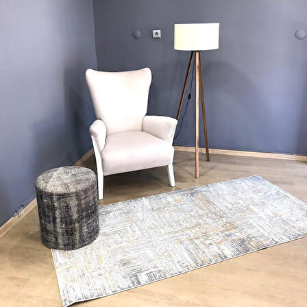 Hoom Rugs Ares 1005 Gold Modern Geometrik Polyester Halı