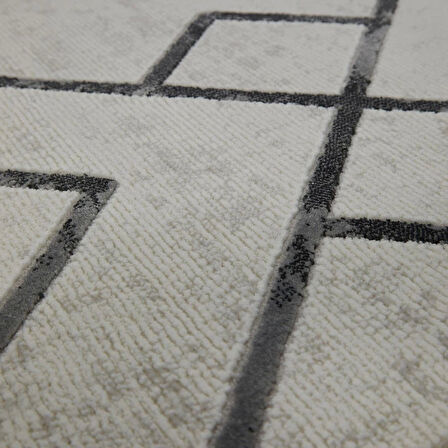 Hoom Rugs Mira 1617 Gri Tozumaz Modern Halı