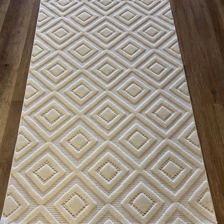 Hoom Rugs Design 1089 Krem Yumuşak Dokulu İskandinav Halı