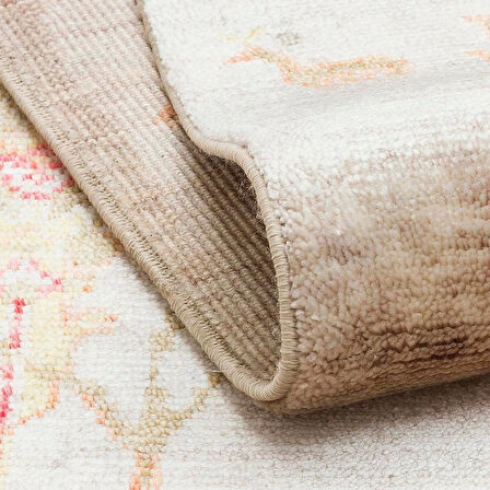 Hoom Rugs Nepal ZR 08 Yün Viskon Tensel Beige Autumn Otantik Modern Uşak Halısı