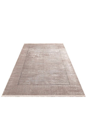 Hoom Rugs Franko Dyed FSD 02 Beige Viskon & Akrilik Yüksek Dokulu Modern Salon Halısı