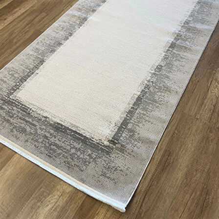 Hoom Rugs Valeria 1072 Gri Mikrofiber Antibakteriyel Modern Halı