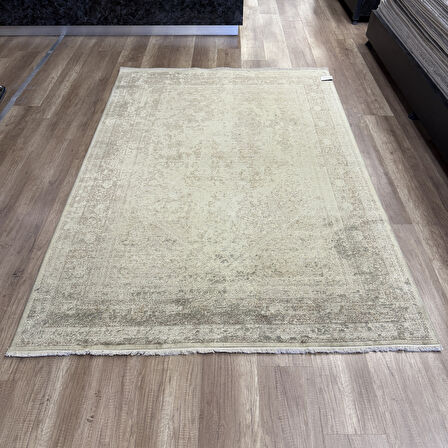Hoom Rugs Overdye OVR05 Krem Bej Doğal Bambu & Viskon Modern Salon Halısı