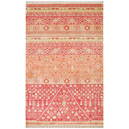 Hoom Rugs Nepal ZR 17 Yün Viskon Tensel Red Autumn Otantik Modern Uşak Desenli Halı