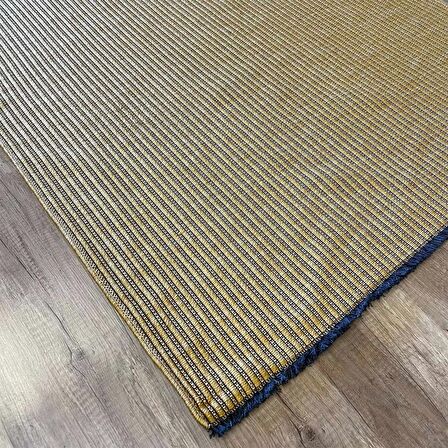 Hoom Rugs Mirel 7310 Gold Kaymaz Pamuklu Dekoratif Kilim