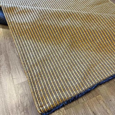 Hoom Rugs Mirel 7310 Gold Kaymaz Pamuklu Dekoratif Kilim