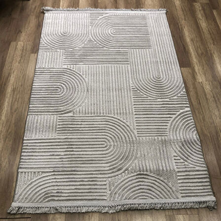 Hoom Rugs Monica MC 402 Açık Gri İskandinav Halı