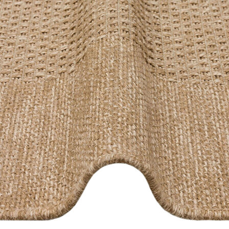 Hoom Rugs Naturel 05 Jüt Görünümlü Suya Dayanıklı Sisal Halı