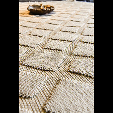 Hoom Rugs Togo 7506 Bej İskandinav Halı