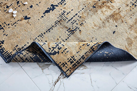 Gümüşsuyu Halı Deco Milano 12254 Gold Dekoratif Kilim