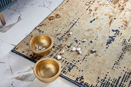 Gümüşsuyu Halı Deco Milano 12254 Gold Dekoratif Kilim