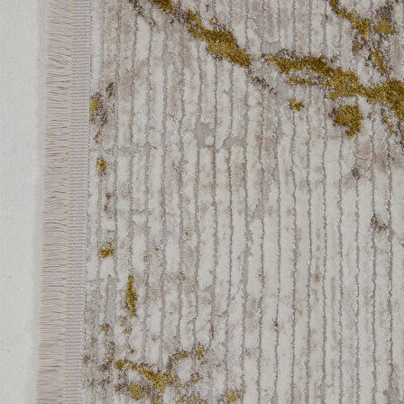Hoom Rugs Norm 6208 Sarı Modern Salon Halısı