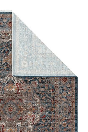 Hoom Rugs Otantik 2604 Mavi Vintage Desenli Salon Halısı