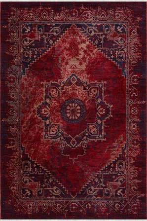 Hoom Rugs Ahlat 2305 Kırmızı Anadolu Desenli Antialerjik Salon Oturma Odası Halısı