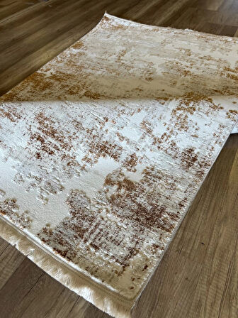 İpek Halı Gaspara 14706 Krem Kiremit Koridor Halısı