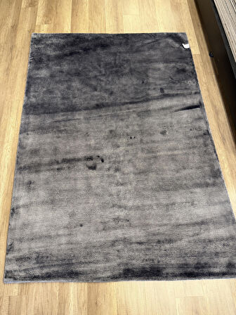 Hoom Rugs Sina Antrasit %100 Doğal Yün & Viskon El Dokuma Modern Halı