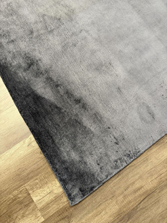 Hoom Rugs Sina Antrasit %100 Doğal Yün & Viskon El Dokuma Modern Halı