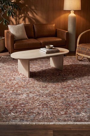 Hoom Rugs Otantik 2605 Multi Vintage Desenli Salon Halısı