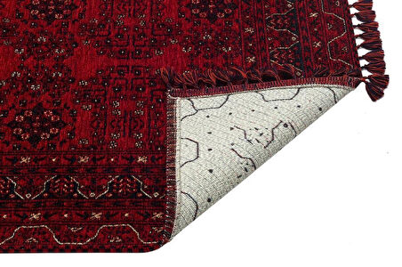 Eko Hali Buhari Bhr 02 Red Dekoratif Kilim