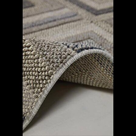 Hoom Rugs Bukle 1404 Gri İskandinav Halı