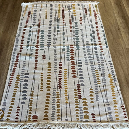Hoom Rugs Samos SMS 34 Multy Yıkanabilir Çift Taraflı Pamuk Kilim