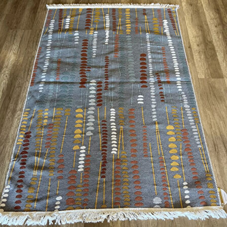 Hoom Rugs Samos SMS 34 Multy Yıkanabilir Çift Taraflı Pamuk Kilim