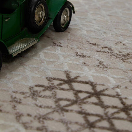 Hoom Rugs Norm 6202 Bej Modern Salon Halısı