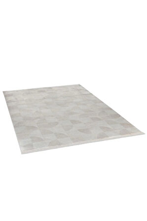 Apex Truva 6622 Bej Akrilik Modern Makine Halısı