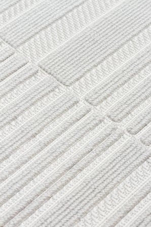 Eko Halı Mono Loop 01 Grey Sisal Görünümlü Bukleli Kaymaz Tabanlı Yıkanabilir Halı