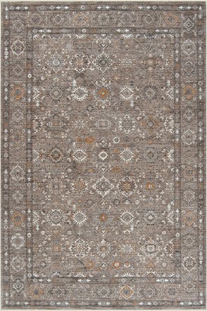 Hoom Rugs Otantik 2606 Gri Vintage Desenli Salon Halısı