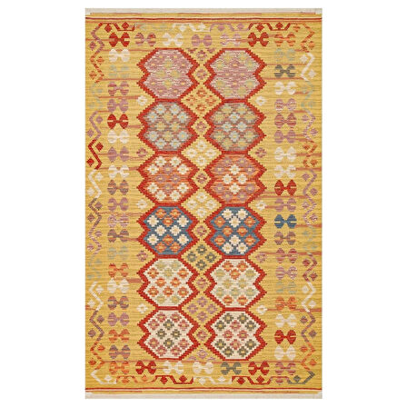 Eko Halı Nomad Kilim NMD 03 Red Yıkanabilir Kilim
