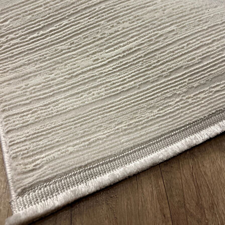 Hoom Rugs Nova 1123 Krem Mikrofiber Modern Dokuma Halı