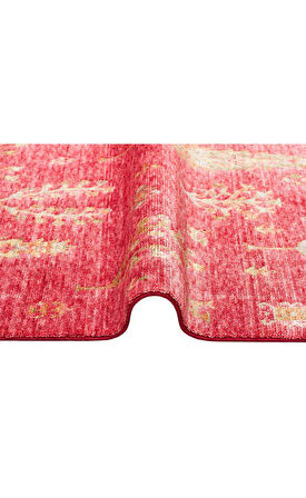 Hoom Rugs Nepal ZR 08 Bambu Viskon Kırmızı Sonbahar Uşak Desenli Halı