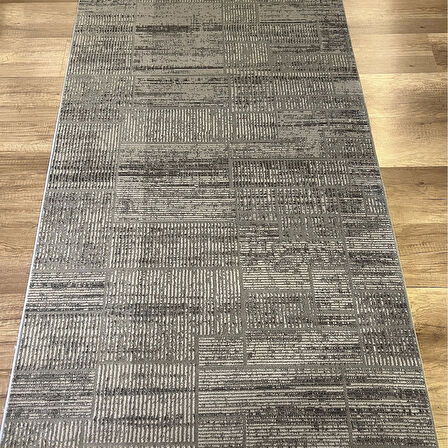 Hoom Rugs Aria 1107 Antrasit Modern Yıkanabilir Halı