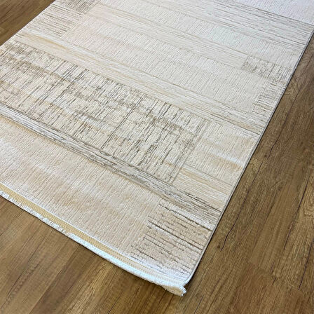 Hoom Rugs Valery 1070 Bej Mikrofiber Modern Halı