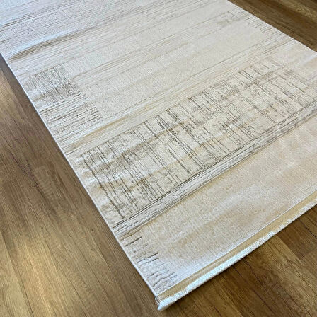 Hoom Rugs Valery 1070 Bej Mikrofiber Modern Halı