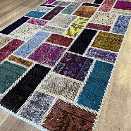 Hoom Rugs Patchwork Multy Kutulu El Dokuma Kilim