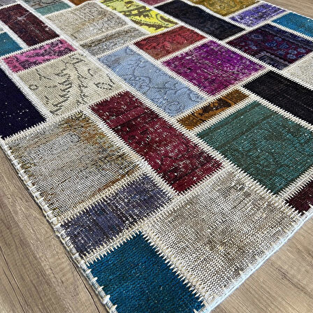 Hoom Rugs Patchwork Multy Kutulu El Dokuma Kilim