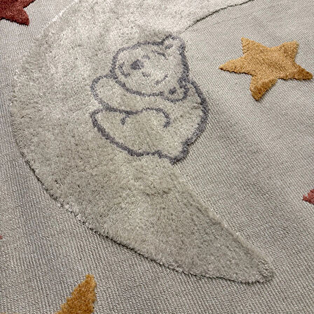 Hoom Rugs Kids Ayı Desenli Antibakteriyel & Kolay Temizlenebilir Çocuk Halısı