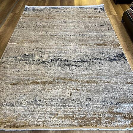 Hoom Rugs Exclusive Miami 60538/111 Gri Mavi Hardal Modern Salon Halısı
