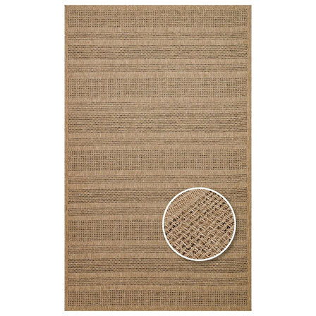 Hoom Rugs Naturel 01 Suya Dayanıklı Jüt Görünümlü Sisal Halı