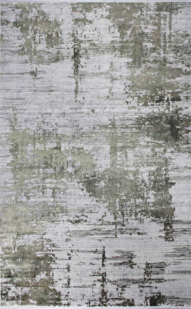 Hoom Rugs Franko FS01 Green Viskon & Akrilik Yüksek Dokulu Modern Salon Halısı