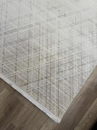 Hoom Rugs Touch 808 Bej Vizon Modern Salon Halısı