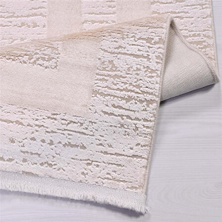 İpek Halı Allures 12218 Krem Modern Salon Halısı