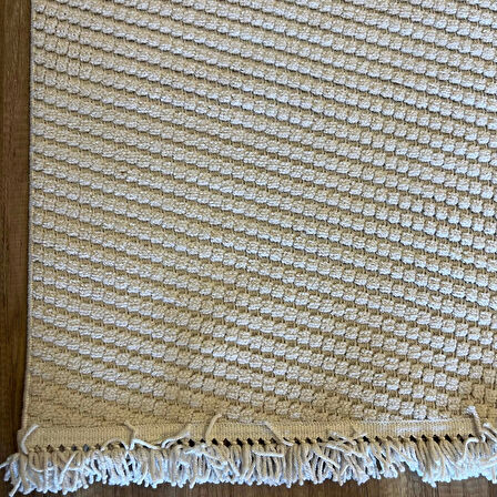 Hoom Rugs Dizayn 1063 Bej Yumuşak Dokulu Desensiz İskandinav Halı