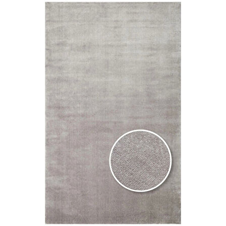 Eko Halı Majesty MJ 04 Sky Grey Düz Desenli El Emeği ile Özel Tezgahlarda Üretilen Yün Viskon Tencel Uşak Halısı
