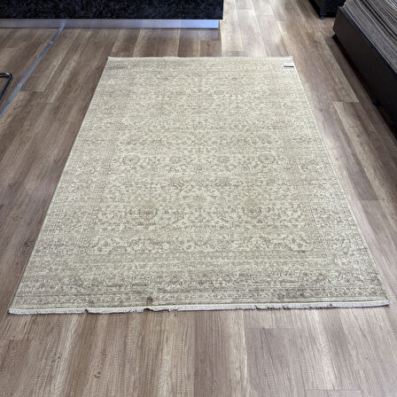 Hoom Rugs Overdye OVR06 Krem Bej Doğal Bambu & Viskon Modern Salon Halısı