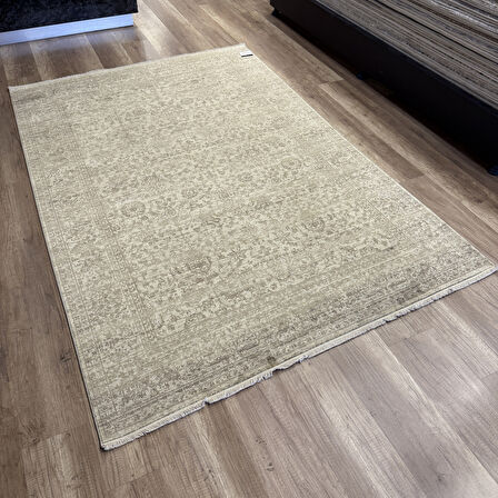 Hoom Rugs Overdye OVR06 Krem Bej Doğal Bambu & Viskon Modern Salon Halısı