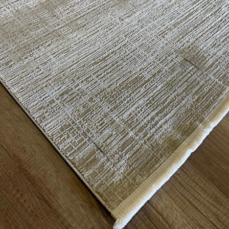 Hoom Rugs Zen 1086 Bej Mikrofiber Antibakteriyel Modern Halı