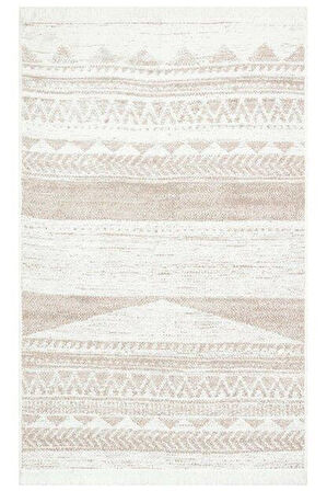 Hoom Rugs Samos SMS 06 Natural Yıkanabilir Çift Taraflı Pamuk Kilim